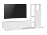 ΣΥΝΘΕΤΟ ΣΑΛΟΝΙΟΥ DAMON PAKOWORLD ΣΕ ΛΕΥΚΗ ΑΠΟΧΡΩΣΗ 140X29.5X39.5ΕΚ