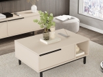 ΤΡΑΠΕΖΙ ΣΑΛΟΝΙΟΥ FRIXTON PAKOWORLD ΣΕ CAPPUCCINO ΑΠΟΧΡΩΣΗ 90X60X37.5ΕΚ