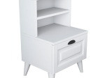 ΚΟΜΟΔΙΝΟ RUSTA PAKOWORLD ΜΕΛΑΜΙΝΗΣ-MDF ΛΕΥΚΟ 45X40X74.5ΕΚ
