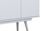 ΜΠΟΥΦΕΣ SALONDE PAKOWORLD ΛΕΥΚΟ ΜΕΛΑΜΙΝΗΣ-ΛΕΥΚΟ PP ΠΟΔΙ 180X40X82.6ΕΚ