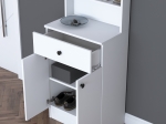 ΕΠΙΠΛΟ ΕΙΣΟΔΟΥ ROCKDER PAKOWORLD ΛΕΥΚΟ ΜΕΛΑΜΙΝΗΣ 60X35.5X182.8ΕΚ