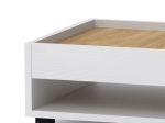 ΤΡΑΠΕΖΙ ΣΑΛΟΝΙΟΥ WILLA PAKOWORLD SONOMA-ΛΕΥΚΟ 60X42X20ΕΚ