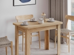 ΤΡΑΠΕΖΙ CELESTE PAKOWORLD ΜΕΛΑΜΙΝΗΣ ΣΕ OAK ΑΠΟΧΡΩΣΗ 100X60X73.5ΕΚ