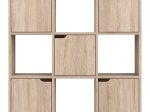 ΒΙΒΛΙΟΘΗΚΗ BOOKEL PAKOWORLD ΣΕ SONOMA ΑΠΟΧΡΩΣΗ 88.5X27.5X89.3ΕΚ
