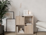 ΒΙΒΛΙΟΘΗΚΗ BOOKEL PAKOWORLD ΣΕ SONOMA ΑΠΟΧΡΩΣΗ 59.6X27.5X60.4ΕΚ