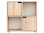 ΒΙΒΛΙΟΘΗΚΗ BOOKEL PAKOWORLD ΣΕ SONOMA ΑΠΟΧΡΩΣΗ 59.6X27.5X60.4ΕΚ