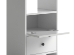 ΒΙΒΛΙΟΘΗΚΗ MIRO PAKOWORLD ΛΕΥΚΟ-OAK 42.5X32X140ΕΚ