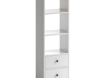 ΒΙΒΛΙΟΘΗΚΗ MIRO PAKOWORLD ΛΕΥΚΟ-OAK 42.5X32X140ΕΚ
