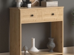 ΚΟΝΣΟΛΑ BRECKEN PAKOWORLD OAK 80X35X90ΕΚ