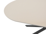 ΤΡΑΠΕΖΙ LERDION PAKOWORLD ΜΟΚΑ MDF-ΜΑΥΡΟ ΜΕΤΑΛΛΟ 180X90X75ΕΚ