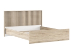 ΚΡΕΒΑΤΙ BRUSE PAKOWORLD OAK-ΛΕΥΚΟ ΜΕΛΑΜΙΝΗΣ 160X200ΕΚ