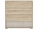 ΣΥΡΤΑΡΙΕΡΑ BRUSE PAKOWORLD ΜΕΛΑΜΙΝΗ ΣΕ SONOMA-OAK ΑΠΟΧΡΩΣΗ 96.7X40.5X92.9ΕΚ
