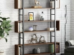 ΒΙΒΛΙΟΘΗΚΗ FIFER PAKOWORLD ΚΑΡΥΔΙ-ΜΑΥΡΟ 120X27X185ΕΚ