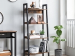 ΒΙΒΛΙΟΘΗΚΗ ZEGRIA PAKOWORLD ΚΑΡΥΔΙ-ΜΑΥΡΟ ΜΕΛΑΜΙΝΗΣ 56X34X137ΕΚ