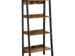 ΒΙΒΛΙΟΘΗΚΗ ZEGRIA PAKOWORLD ΚΑΡΥΔΙ-ΜΑΥΡΟ ΜΕΛΑΜΙΝΗΣ 56X34X137ΕΚ