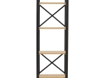 ΒΙΒΛΙΟΘΗΚΗ CRIMSON PAKOWORLD ΣΕ OAK-ΜΑΥΡΗ ΑΠΟΧΡΩΣΗ 50X22X150ΕΚ
