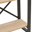 ΒΙΒΛΙΟΘΗΚΗ CRIMSON PAKOWORLD ΣΕ OAK-ΜΑΥΡΗ ΑΠΟΧΡΩΣΗ 50X22X150ΕΚ