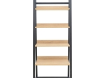 ΒΙΒΛΙΟΘΗΚΗ RYDER PAKOWORLD ΣΕ OAK-ΜΑΥΡΗ ΑΠΟΧΡΩΣΗ 75X36X185ΕΚ