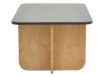 ΤΡΑΠΕΖΙ BECA PAKOWORLD ΣΕ OAK-ΜΑΥΡΟ ΑΠΟΧΡΩΣΗ 100X60X42ΕΚ