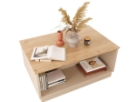ΤΡΑΠΕΖΙ MONIK PAKOWORLD ΣΕ OAK-ΑΝΟΙΧΤΟ ΓΚΡΙ ΑΠΟΧΡΩΣΗ 90X56X40ΕΚ