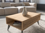 ΤΡΑΠΕΖΙ MARLA PAKOWORLD ΣΕ OAK ΑΠΟΧΡΩΣΗ 90X56X40ΕΚ