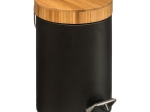 ΚΑΔΟΣ ΑΠΟΡΡΙΜΜΑΤΩΝ 3L DUSTBIN PAKOWORLD ΜΕΤΑΛΛΟ-PP ΜΑΥΡΟ-OAK