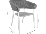 ΤΡΑΠΕΖΑΡΙΑ SYNERGY-RAVEN ΣΕΤ 3ΤΕΜ PAKOWORLD ΛΕΥΚΟ ΑΛΟΥΜΙΝΙΟ ΚΑΙ PLYWOOD ΣΕ ΦΥΣΙΚΟ ΧΡΩΜΑ 80X80X74ΕΚ