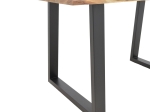 ΤΡΑΠΕΖΙ AVRON PAKOWORLD ΦΥΣΙΚΟ ΜΑΣΙΦ ΞΥΛΟ ΑΚΑΚΙΑΣ 140X80X76ΕΚ