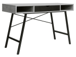 ΓΡΑΦΕΙΟ ΕΡΓΑΣΙΑΣ YAMIN PAKOWORLD ΓΚΡΙ CEMENT-ΜΑΥΡΟ 120X48X76ΕΚ