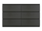 ΣΥΡΤΑΡΙΕΡΑ CINDY PAKOWORLD 6 ΣΥΡΤΑΡΙΩΝ WENGE 120X40X75ΕΚ