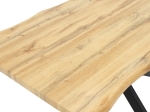TΡΑΠΕΖΙ GILMAN PAKOWORLD MDF SONOMA-ΜΑΥΡΟ 150X90X75ΕΚ