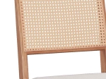 ΚΑΡΕΚΛΑ WINSLOW PAKOWORLD ΞΥΛΟ RUBBERWOOD ΑΝΟΙΚΤΟ ΚΑΡΥΔΙ-PVC RATTAN ΦΥΣΙΚΟ-ΥΦΑΣΜΑ ΓΚΡΙ