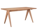 ΤΡΑΠΕΖΙ WINSLOW PAKOWORLD ΞΥΛΟ RUBBERWOOD ΣΕ ΑΝΟΙΧΤΟ ΚΑΡΥΔΙ ΧΡΩΜΑ 200X100X75ΕΚ