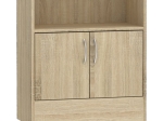 ΒΙΒΛΙΟΘΗΚΗ NEGAN PAKOWORLD SONOMA ΜΕΛΑΜΙΝΗΣ 60X30X120ΕΚ
