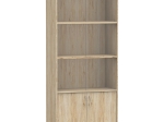 ΒΙΒΛΙΟΘΗΚΗ BURCY PAKOWORLD OAK 80X40X177ΕΚ