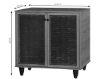 ΠΑΠΟΥΤΣΟΘΗΚΗ-ΝΤΟΥΛΑΠΙ RONAN PAKOWORLD ΧΡΩΜΑ WENGE 70.5X35X66ΕΚ