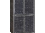 ΠΑΠΟΥΤΣΟΘΗΚΗ-ΝΤΟΥΛΑΠΙ RONAN PAKOWORLD ΧΡΩΜΑ WENGE 70.5X35X122ΕΚ