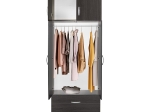 ΝΤΟΥΛΑΠΑ ΔΙΦΥΛΛΗ ΚΑΙ ΠΑΤΑΡΙ ZELIA PAKOWORLD WENGE 79X42X240ΕΚ.