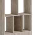 ΒΙΒΛΙΟΘΗΚΗ DIVIDRE PAKOWORLD SONOMA OAK ΜΕΛΑΜΙΝΗΣ 80X30X181ΕΚ