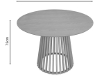 ΤΡΑΠΕΖΙ DOMONIC PAKOWORLD ΦΥΣΙΚΟ Φ120X75ΕΚ