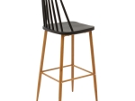 ΣΚΑΜΠΟ ΜΠΑΡ AURORA PAKOWORLD PP ΜΑΥΡΟ-ΦΥΣΙΚΟ ΠΟΔΙ 42X49X109ΕΚ