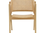 ΠΟΛΥΘΡΟΝΑ WENZY PAKOWORLD ΦΥΣΙΚΟ RATTAN - ΜΑΣΙΦ ΞΥΛΟ TOON 58X58X82ΕΚ