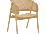 ΠΟΛΥΘΡΟΝΑ WENZY PAKOWORLD ΦΥΣΙΚΟ RATTAN - ΜΑΣΙΦ ΞΥΛΟ TOON 58X58X82ΕΚ