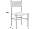ΚΑΡΕΚΛΑ OARVINE PAKOWORLD ΦΥΣΙΚΟ RUBBERWOOD-ΦΥΣΙΚΟ ΣΧΟΙΝΙ 46X52X88ΕΚ