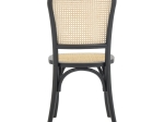 ΚΑΡΕΚΛΑ ΣΤΟΙΒΑΖΟΜΕΝΗ ZOZELE PAKOWORLD ΦΥΣΙΚΟ RATTAN PE-ΜΑΥΡΟ TOON WOOD 45X51X88ΕΚ