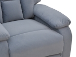 ΠΟΛΥΘΡΟΝΑ RELAX ΜΕ ΜΗΧΑΝΙΣΜΟ MASSAGE TERPSI PAKOWORLD ΓΚΡΙ ΒΕΛΟΥΔΟ 80X94X100ΕΚ