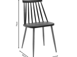ΚΑΡΕΚΛΑ AURORA PAKOWORLD PP ΜΑΥΡΟ-ΦΥΣΙΚΟ ΠΟΔΙ 42X46X79ΕΚ