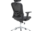ΚΑΡΕΚΛΑ ΓΡΑΦΕΙΟΥ ΕΡΓΑΣΙΑΣ MERGI PAKOWORLD ΜΑΥΡΟ MESH 62X63X120ΕΚ