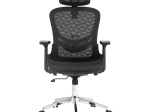 ΚΑΡΕΚΛΑ ΓΡΑΦΕΙΟΥ ΕΡΓΑΣΙΑΣ MERGI PAKOWORLD ΜΑΥΡΟ MESH 62X63X120ΕΚ