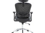 ΚΑΡΕΚΛΑ ΓΡΑΦΕΙΟΥ ΕΡΓΑΣΙΑΣ MERGI PAKOWORLD ΜΑΥΡΟ MESH 62X63X120ΕΚ